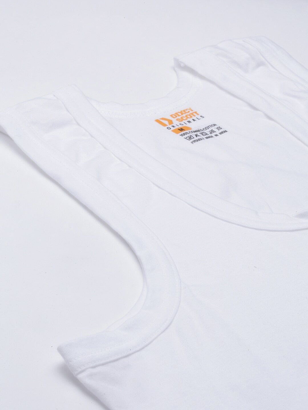 DIXCY SCOTT - Men Pack of 10 Solid Regular Vest - Bare Essential