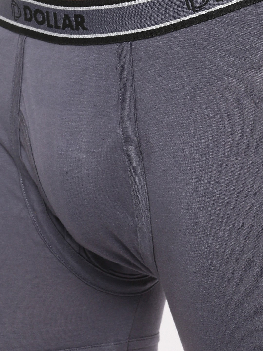 Dollar Bigboss Men's Solid Pack of 10 Combed Cotton Classy Trunk MDTR-08-PO10 - Bare Essential