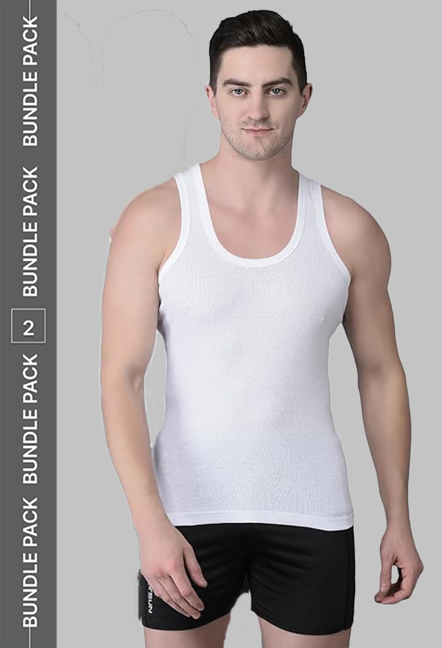 DOLLAR BIGBOSS FINE VEST PACK OF 2 - Bare Essential