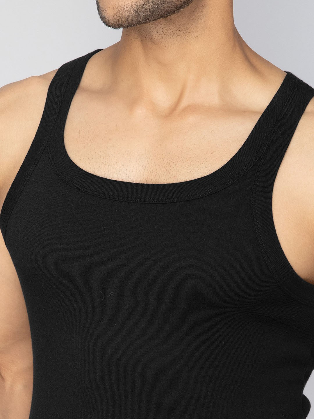 XYXX Super Combed Cotton Innerwear Gym Vests - Bare Essential
