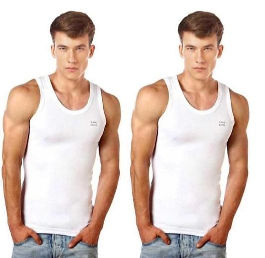 LUX COZI Pack of 2 Men Vest - Bare Essential